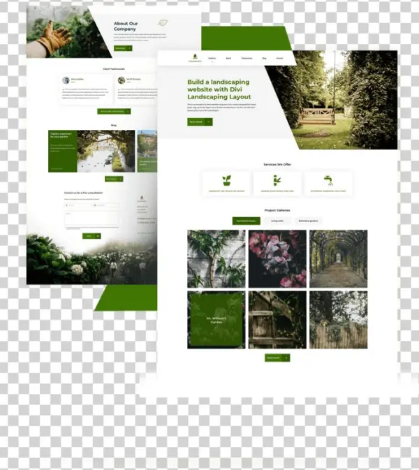 Complete With A Gallery Display, Testimonial Showcase - Botanical Garden