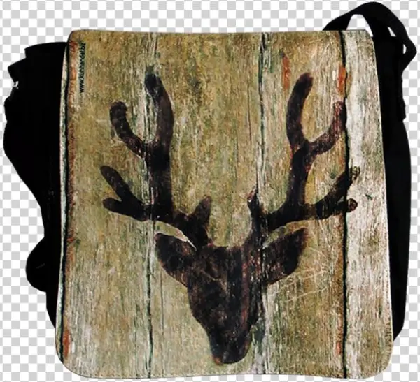 Deerhead, Bag With Deer, - Antler