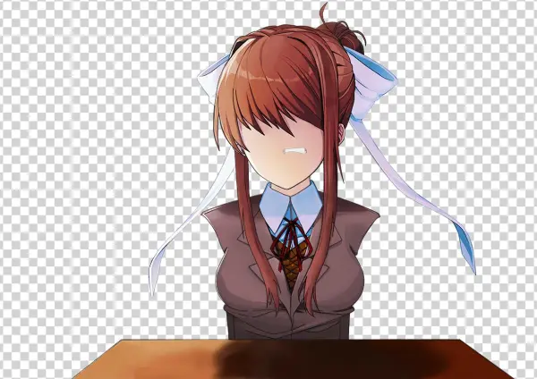 Monika First Attempt Full Placement Failure - Cartoon