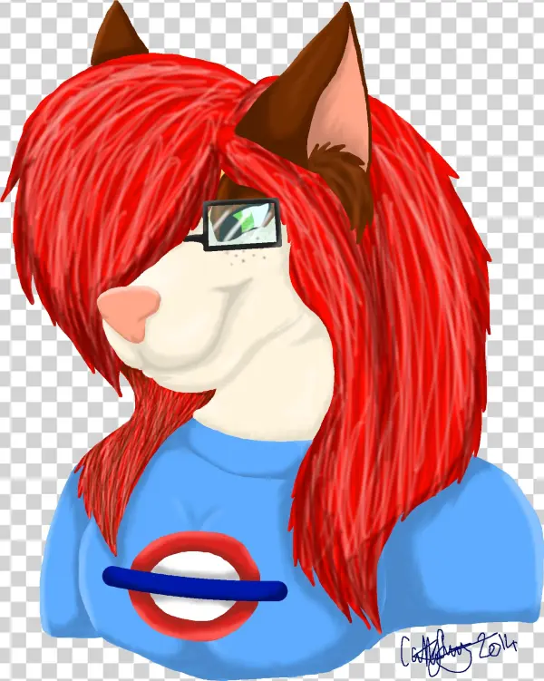 Onyx Corgi - Clip Art