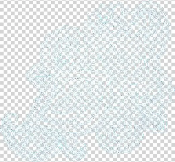 Opposers Dismythed - Paisley Background Chipboard (1pc) 95x95mm | 3.7x3.7in