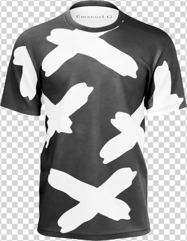 Painted X White Men's Shirt - Active Shirt