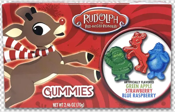 Rudolph Gummy Theater Box - Rudolph The Red-nosed Raindeer Play-a-sound Book And