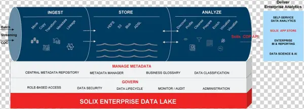 Solix Enterprise Data Lake - Diagram