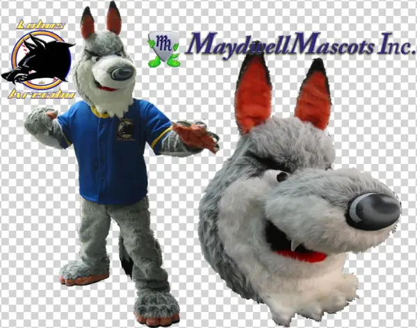 Wolf Mascot Lobos Arecibo - Lobos De Arecibo Rectangle Sticker