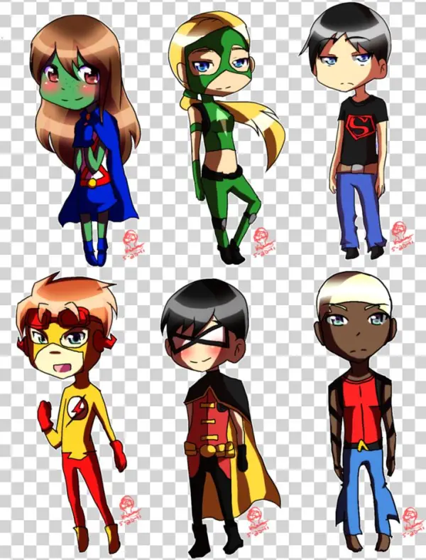 Young Justice Preview - Robin Young Justice Chibi