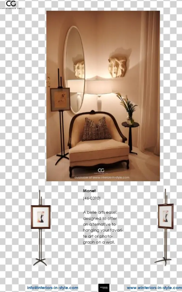 46-0390 Monet A Belle Arts Easel, Designed To Offer