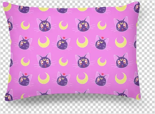 Almofada Retangular Sailor Luna De Unicorn In A Comana - Throw Pillow