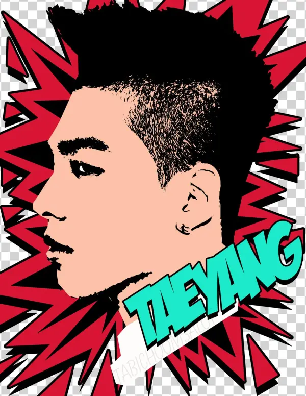Bigbang Comic Style Edit - Poster