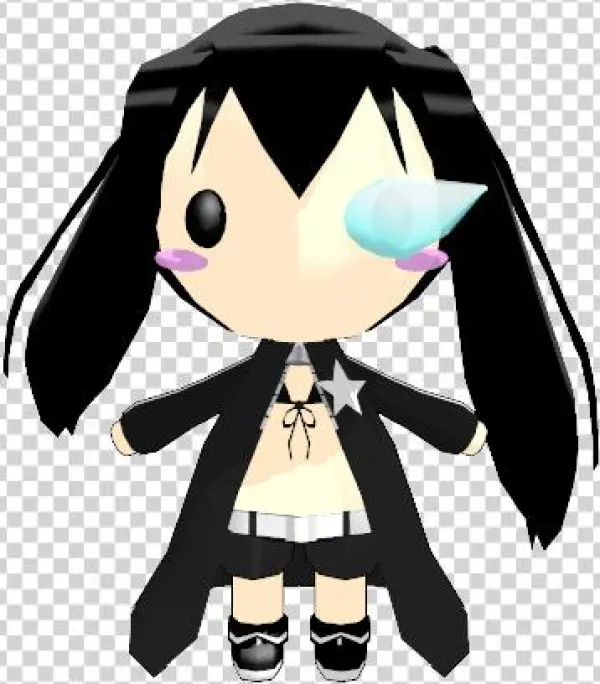 Black Rock Shooter Chibi - Cartoon