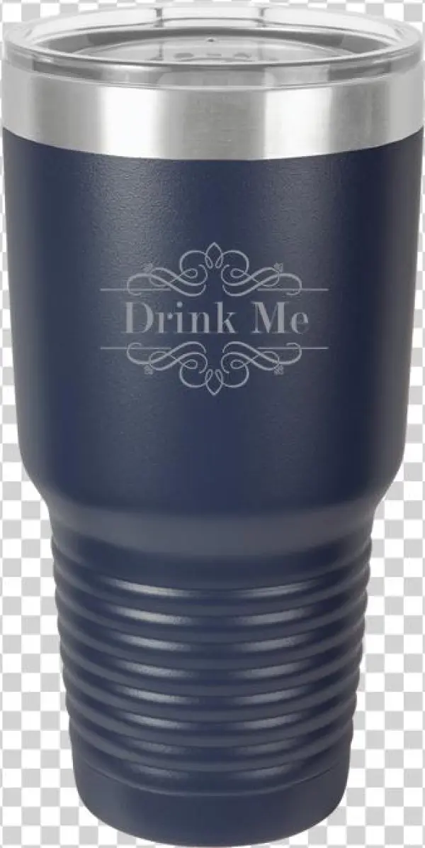 "drink Me"-polar Camel 30oz Tumbler, 8 Colors - Polar Camel Black 30oz