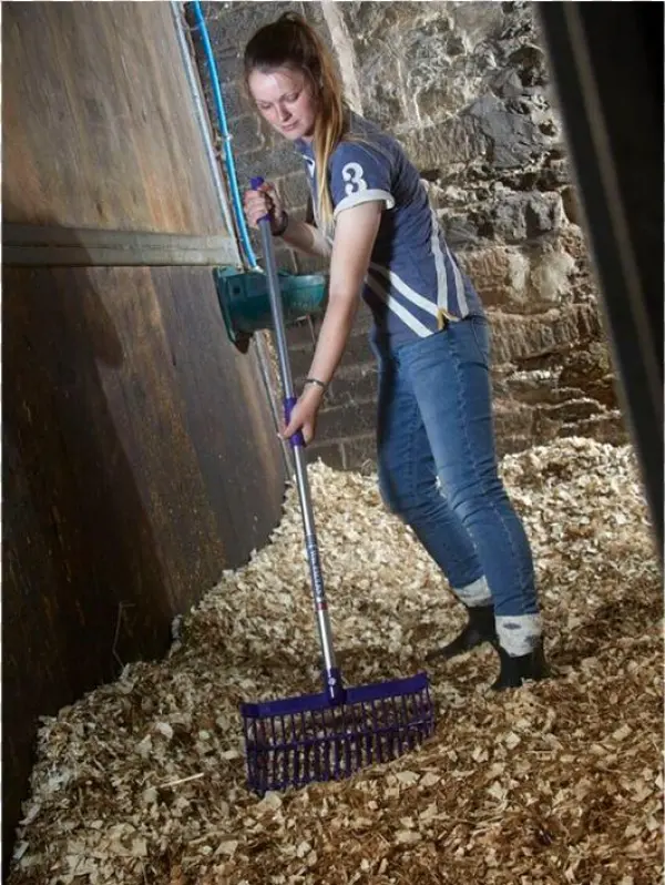 Faulks Manure Fork Has 4 Strong Steel Tines And A Lightweight, - Mulch