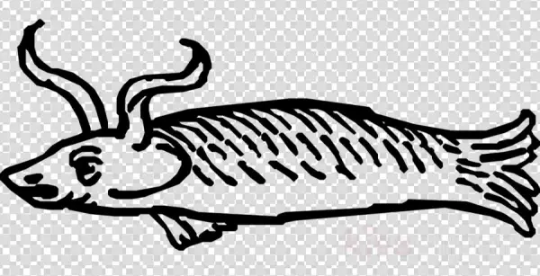 Fish With Horns Clipart Clip Art - Clip Art