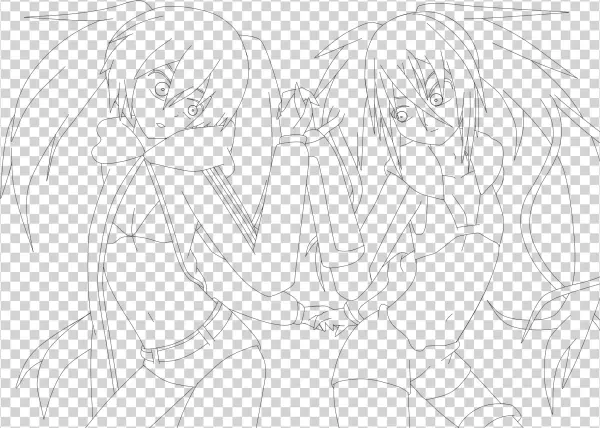 I Stopped Uploading Linearts, But I Decided To Upload - Line Art