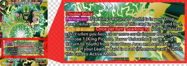 King Piccolo, Terror Unleashed