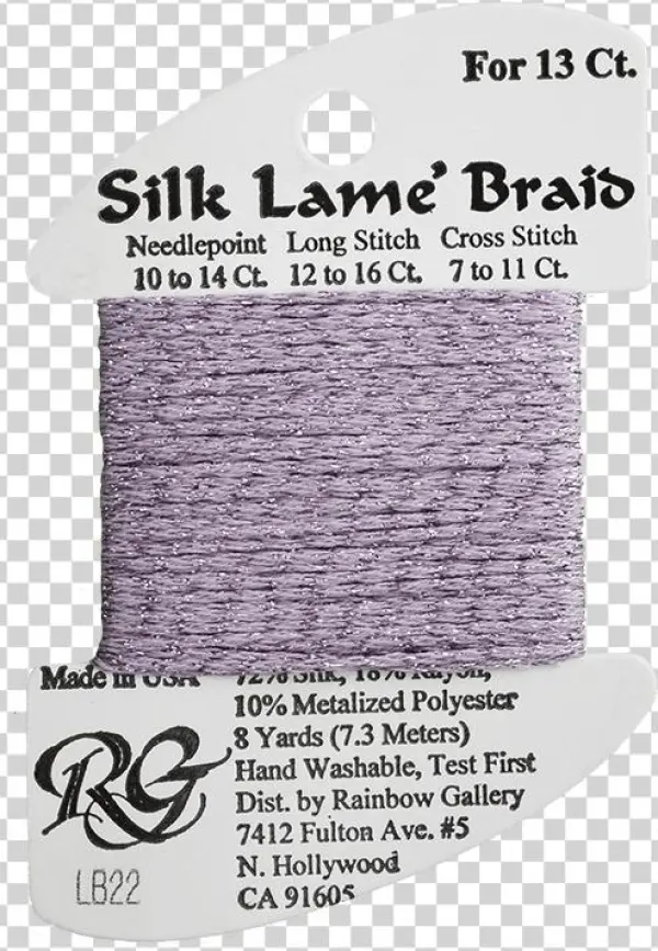 Needlepoint Silk Lame Braid Thread Lb-22