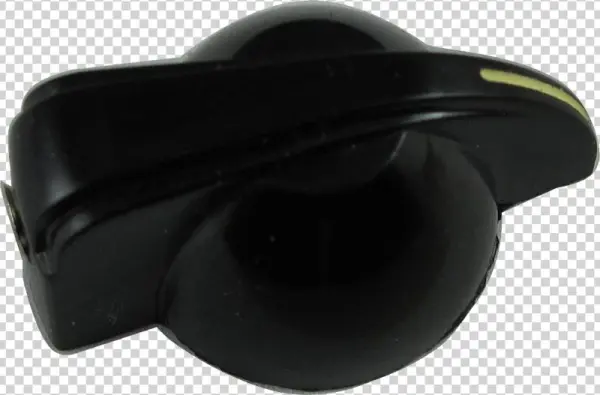 Small Chicken Head, Black, Set Screw Image - Amplified Parts Knob - Small Chicken Head, Black, Set