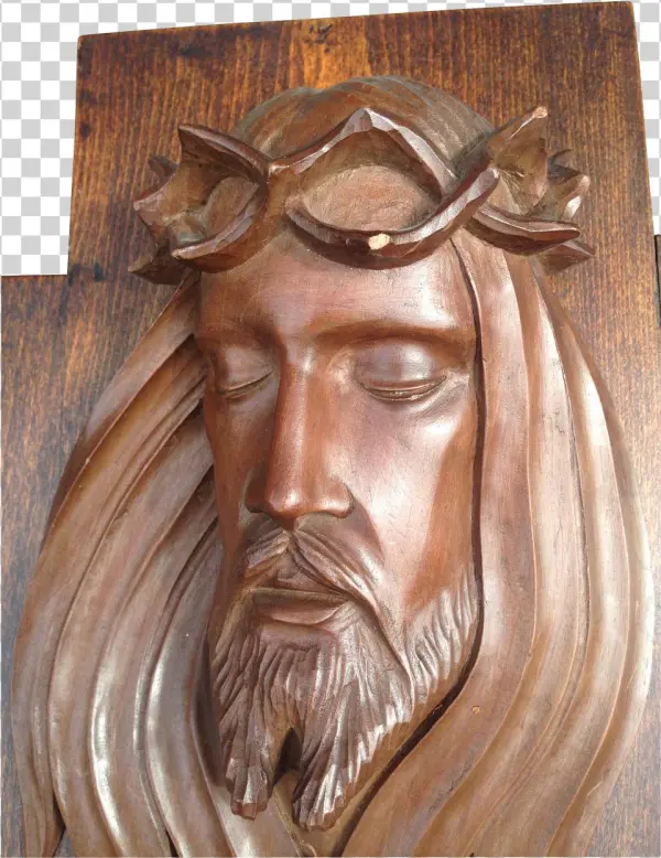 This Beautifully/quality Hand Carved Wood Sculpture