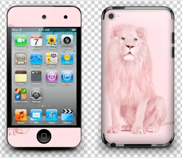 A Pink Lion - Ipod Touch 4g Back