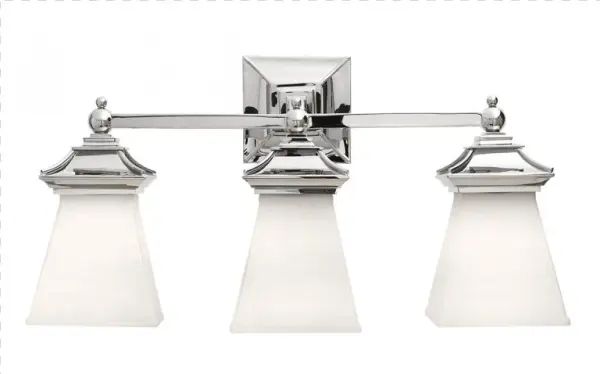 Chinoiserie Triple Light