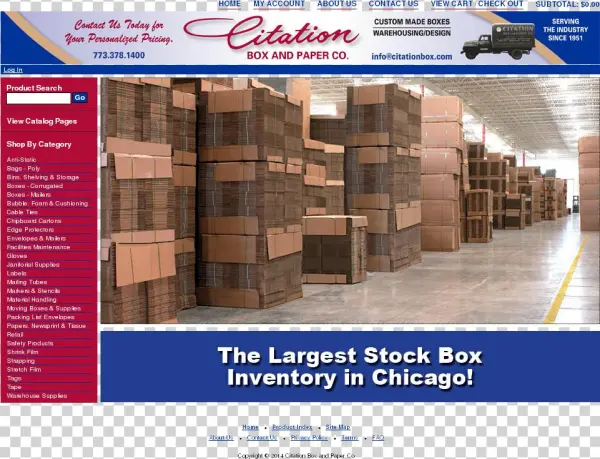 Citation Box And Paper Company Competitors, Revenue