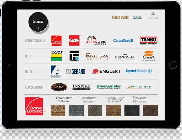 Digital Roofing Catalogs