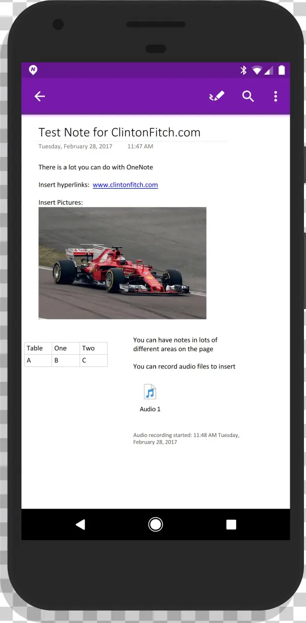 Microsoft Onenote For Android