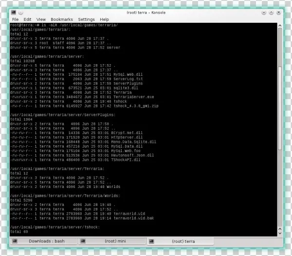 Now All Files Under The Terraria Directory Should Be