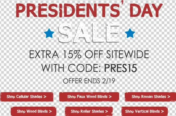Presidents Day Sale