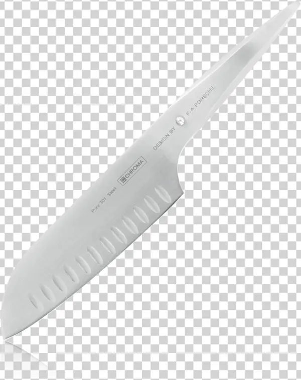 Santoku Knife View - Knife