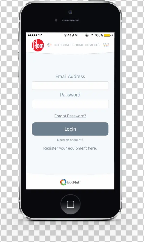 Tap The "register Your Equipment Here" Link