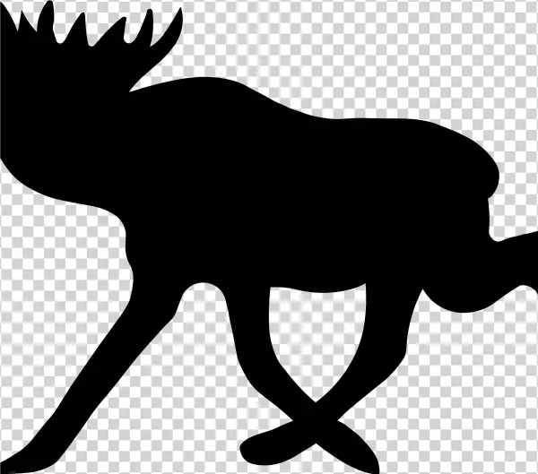 This Free Icons Png Design Of Warning Moose Roadsign