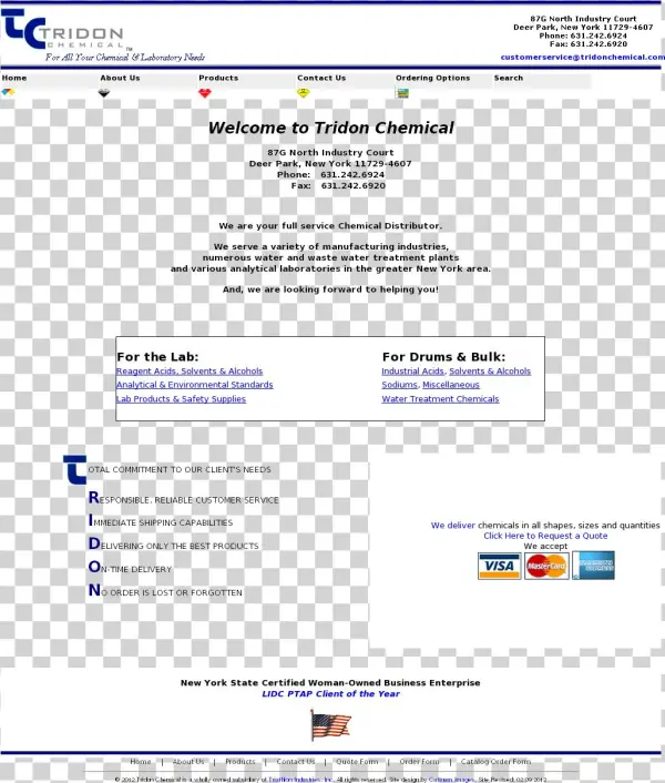 Tridon Chemical Competitors, Revenue And Employees