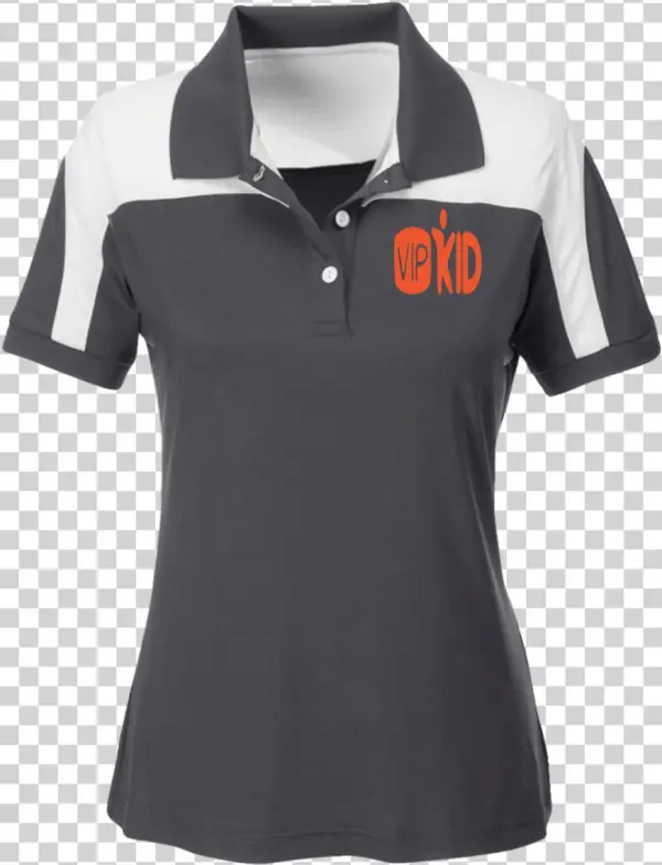Vipkid Logo Embroidered Ladies Color Block Polo