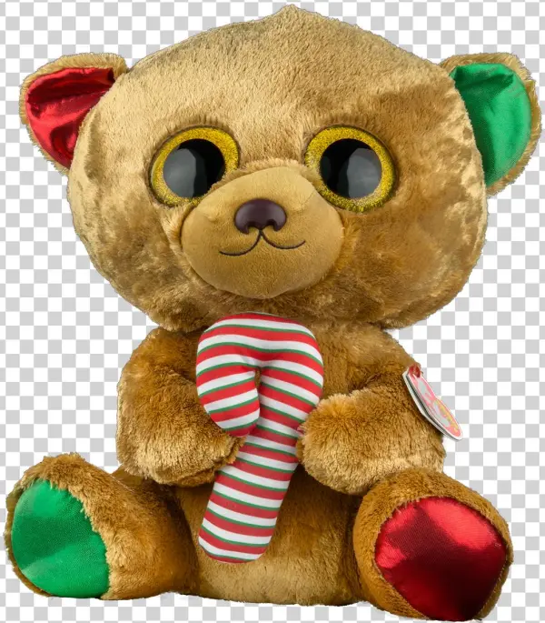 Bella The Bear With Candy Cane Large 18” Plush