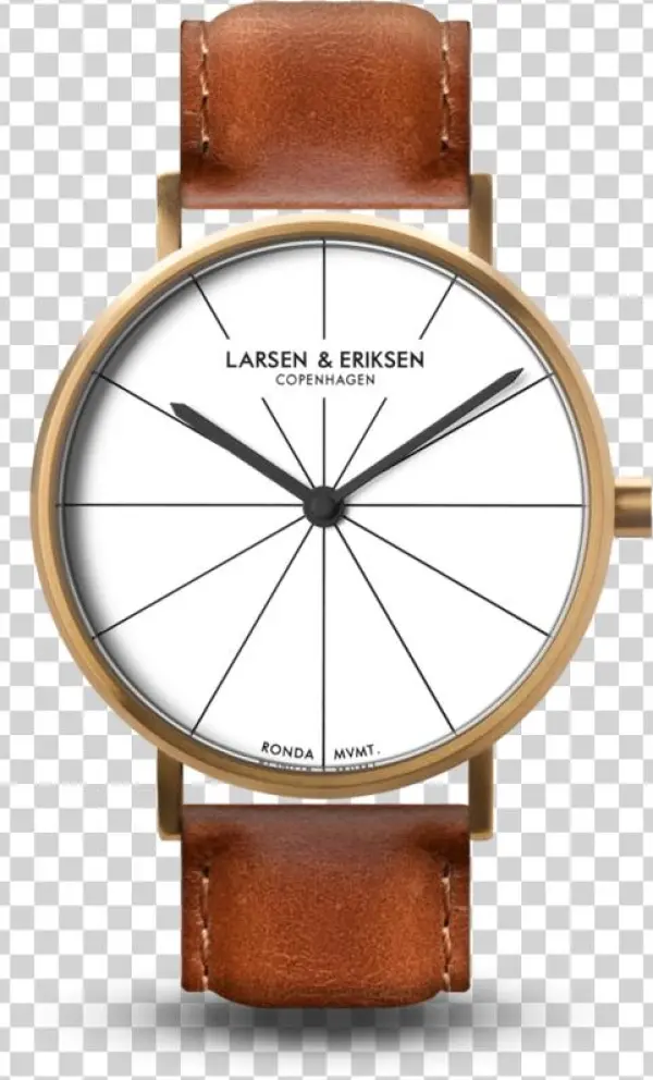 Danish Design Watch With 41mm Brushed Gold Case