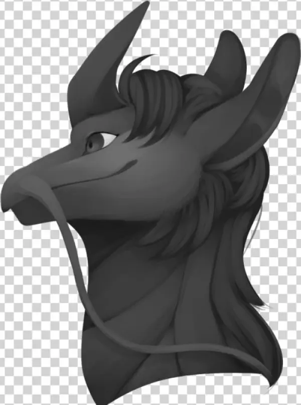 Unicorn Head Clipart Black And White