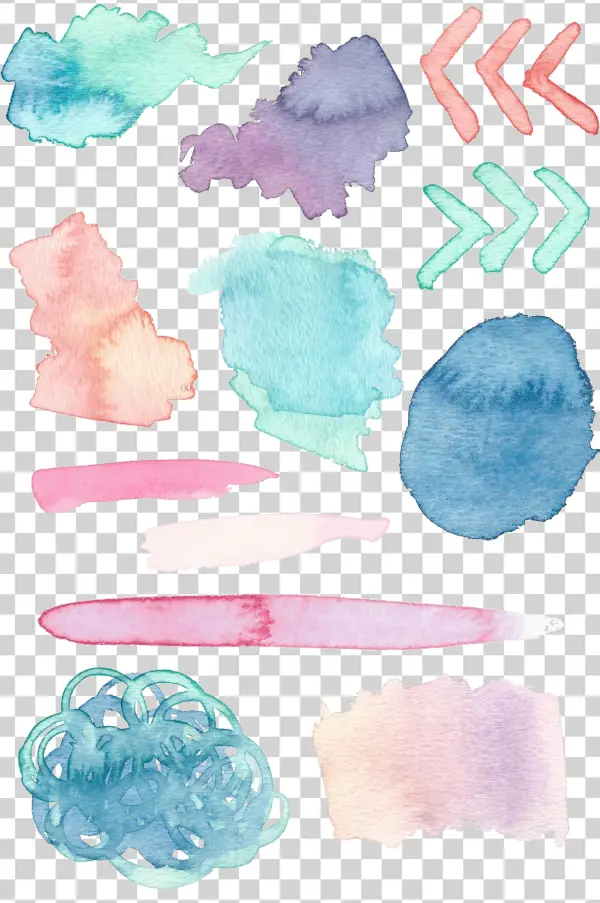 Watercolors Png Craft Display