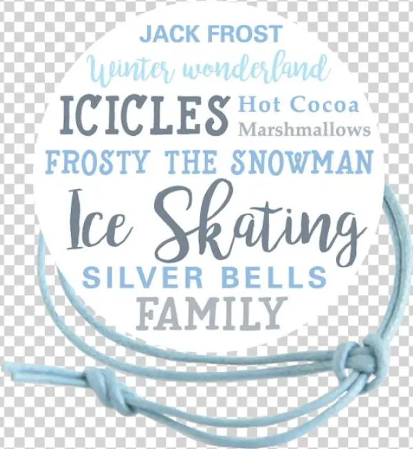 Winter Subway Napkin Knot Product Image