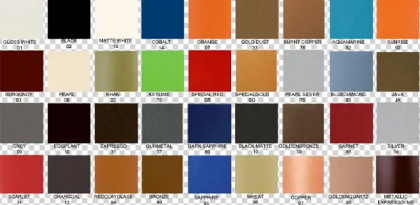 Architectural Supplements Color Swatch