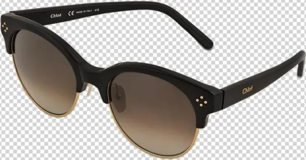 Chloe Boxwood Shaded Sunglasses In Black/grey
