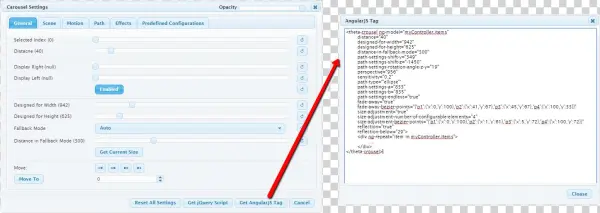 Configurator Angularjs