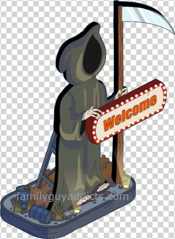 Death Welcome Sign