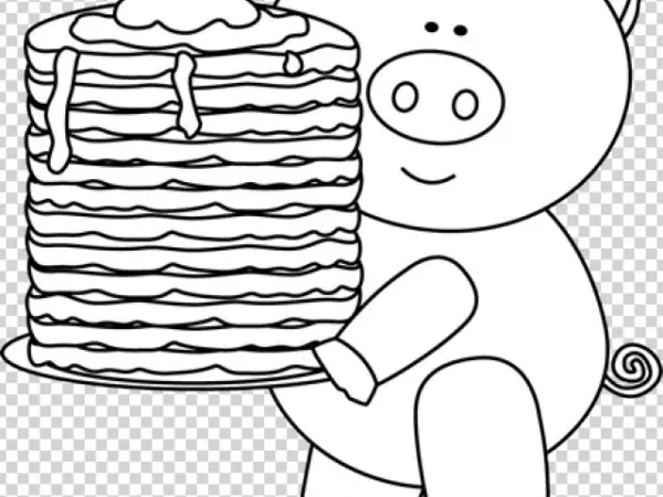 Drawn Pancake Peppa Pig