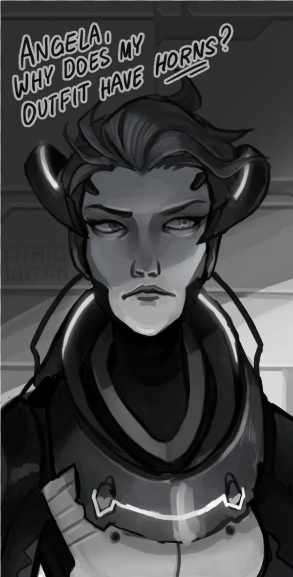 Forgot About This Sketch From Last Year Moira Is My