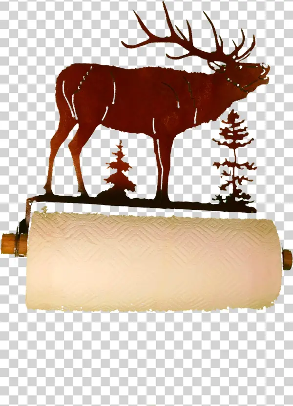 Wall Paper Towel Holder Elk Larger Image