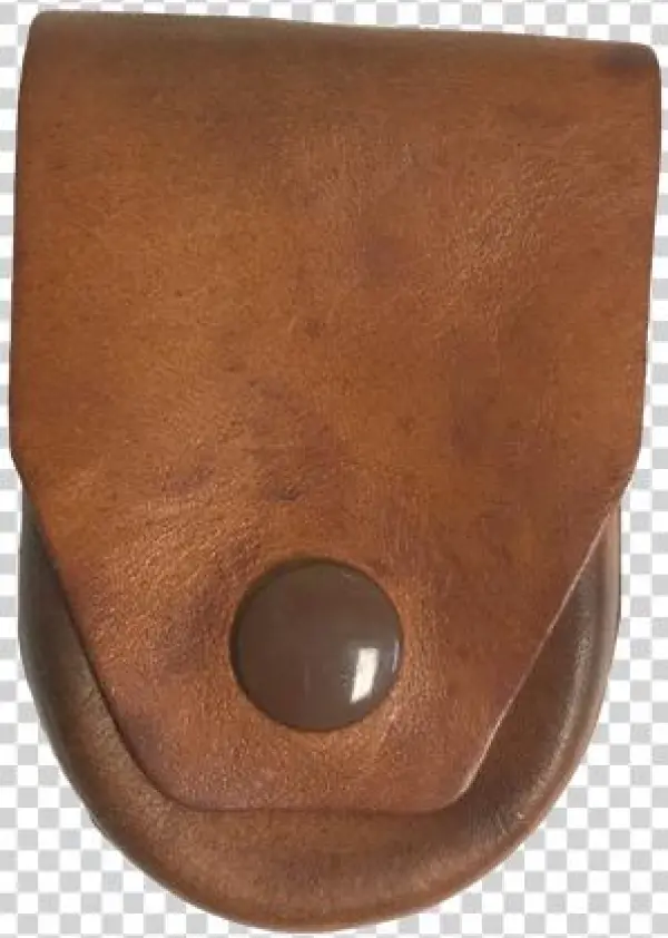 Yugoslavian Military Leather Oil Can Pouch