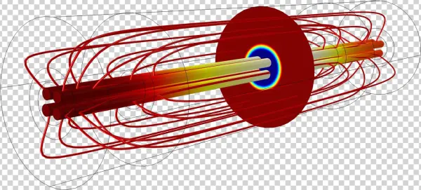 An Example Of Modeling Em Heating In An Inline Induction