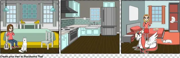 Cat Dog Unicorn Lady