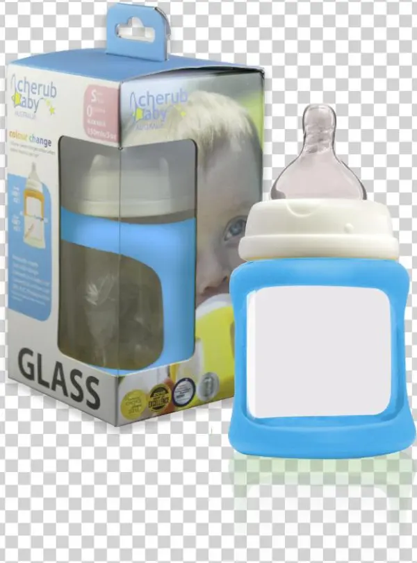 Cherub Glass Bottle With Colour Change Sleeve Wide